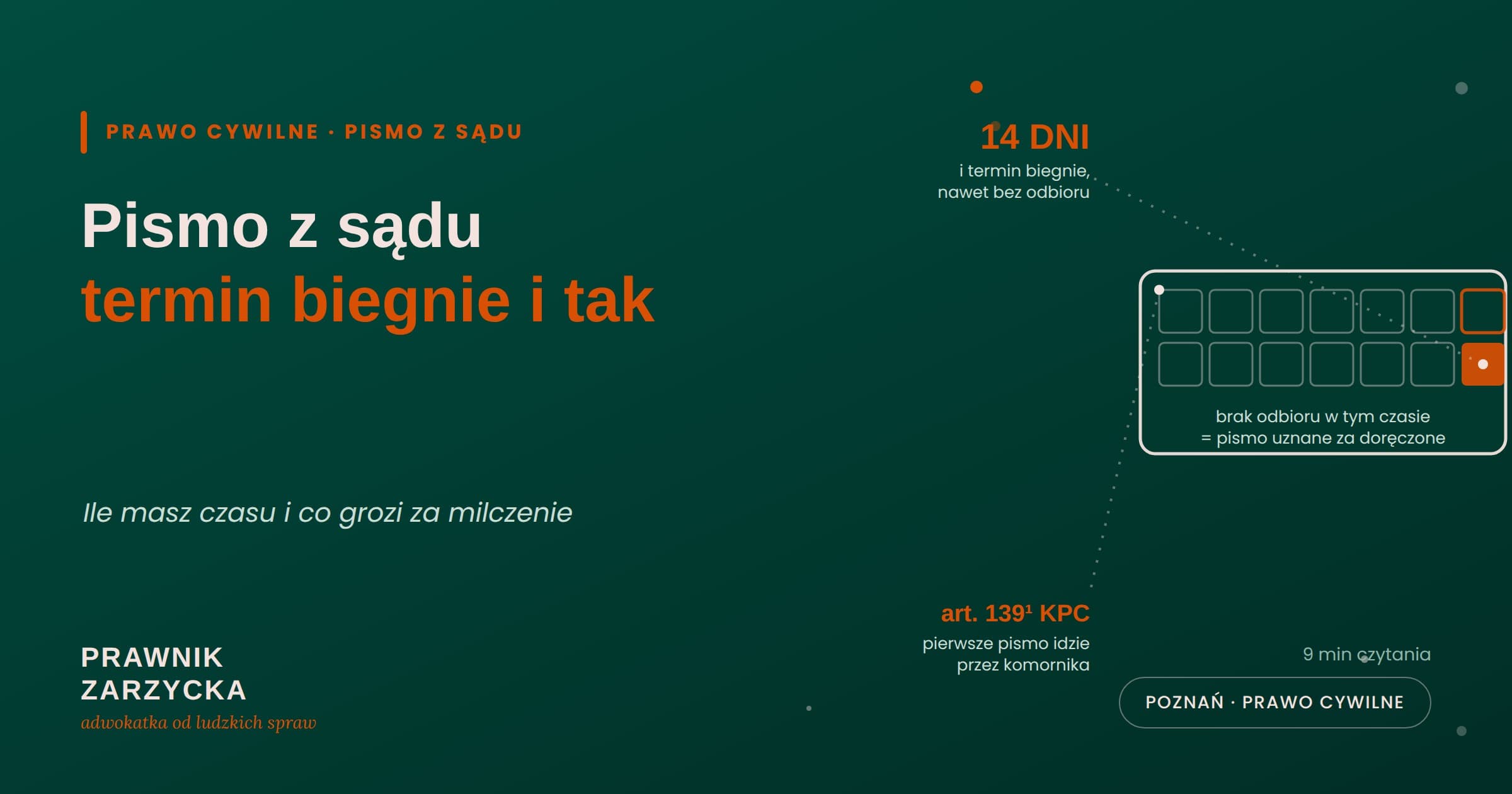 Dostałeś pismo z sądu? Ile masz czasu i co się dzieje, jeśli nie odpowiesz